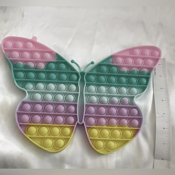 POP IT Butterfly, anti-stress toy Size: 29x22x1.5cm  squeezing (burstingsilicone - Picture 6 of 6